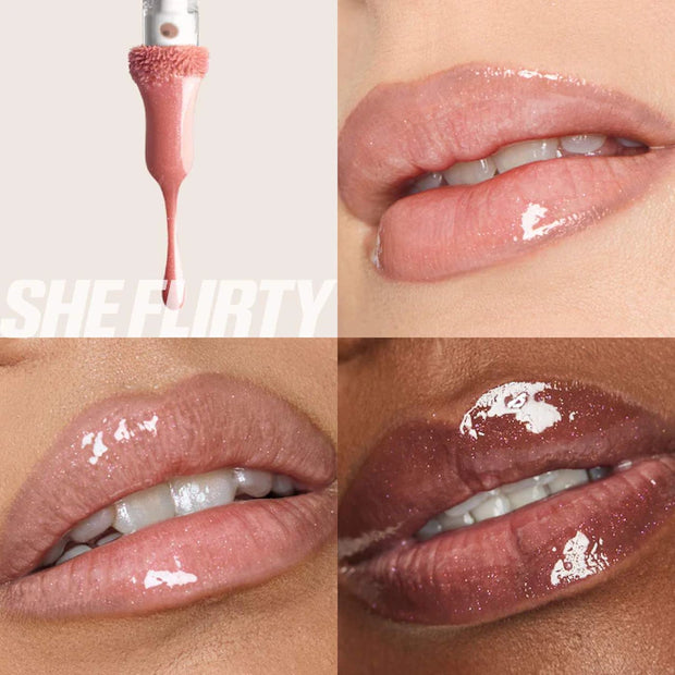 HUDA BEAUTYT Faux Filler Shiny Non-Sticky Lip Gloss