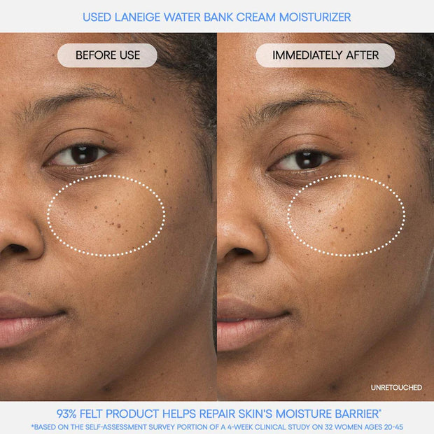 LANEIGE  Water Bank Blue Hyaluronic Cream Moisturizer for Moisture Barrier Repair 50ML