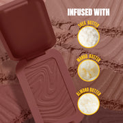 Buttermelt Bronzer High pigment, true-to-skin buttery powder bronzer. Fade & transfer resistant with up to 12HR wear.